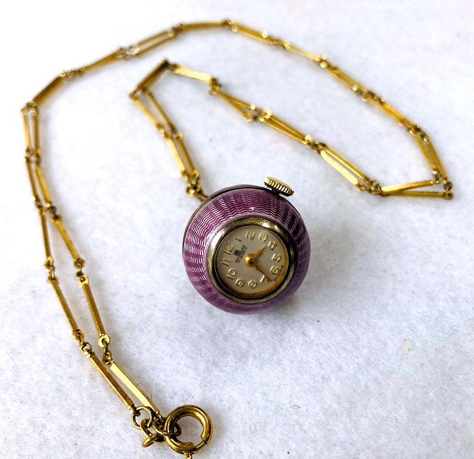 Jewellery Watches Watch Necklaces WATCH Swiss Vintage BUCHERER Pendant Watch And Chain 