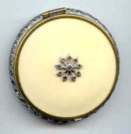 Elgin Marcasite Jeweled Compact
