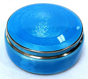 Sterling Silver Powder Box