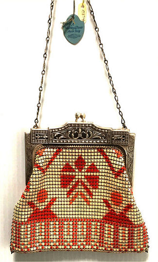 Whiting and Davis Poiret Mesh Purse