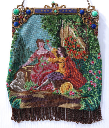 Figural Beaded Purse