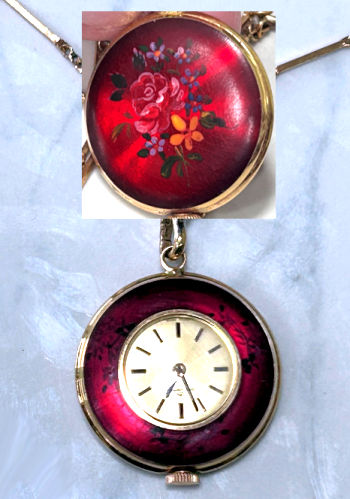 Bucherer Enamel Watch