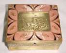 Figural Bronze Box