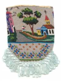 Figural Beaded Purse with Historical Provenance